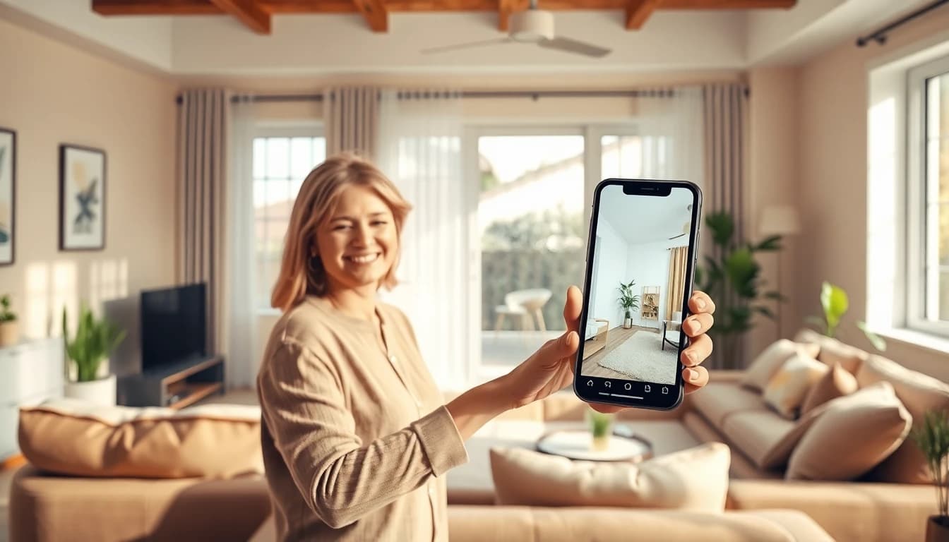 Family home interior planned with DecorAI